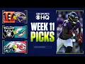 NFL Week 11 BETTING Expert Picks For EACH GAME I CBS Sports