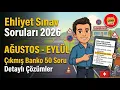 Ehliyet Sinav Sorulari 2026 Agustos - Eylul Cikmis Sorular