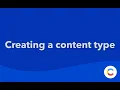 How to create a content type and add fields in the Contentful web app