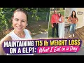 115 lbs down on a GLP1 EASY relatable what I eat in a day and before and after pictures