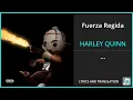Download Lagu Fuerza Regida - HARLEY QUINN Lyrics English Translation - ft Marshmello - Spanish and English
