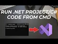 How to run NET C code from Command Prompt