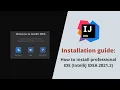 How to install professional IDE IntelliJ IDEA 2021 2 Installation guide