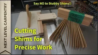 Cutting Shims for Precise Work