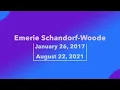 Funeral Service for Emerie Schandorf-Woode