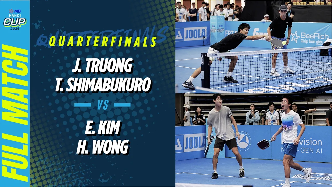 Truong/Shimabukuro vs Kim/Wong - Men's Doubles Quarterfinals | MB Hanoi Cup 2026