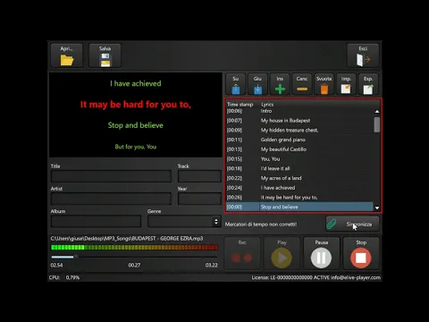 Download MP3 Come inserire un testo nei file Mp3 o Midi con eLive Lyrics Editor