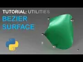 Create a BEZIER SURFACE in PYTHON TUTORIAL