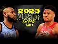 Team LeBron vs Team Giannis 2023 All-Star Game Full Highlights Part1 FreeDawkins