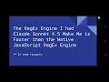 When AI Code Beats Native JavaScript RegExp vs Epsilon-NFA Benchmarks