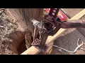 How to Pull Out Fence Posts Using a High Lift Jack and Mule Tape