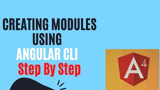 Creating Modules using Angular CLI