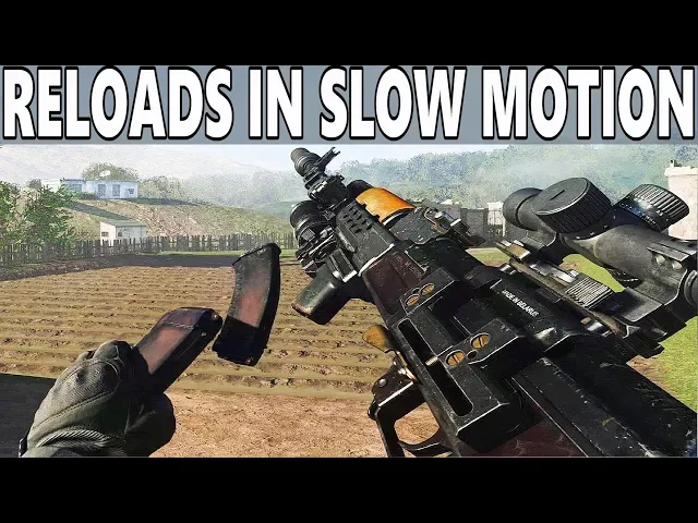 COD MODERN WARFARE - Weapon Reloads In Slow Motion
