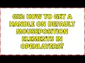 Lagu GIS: How to get a handle on default MousePosition elements in OpenLayers?