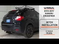 2013-2017 Subaru Crosstrek U-Haul Trailer Hitch Installation 75359