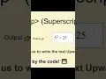 Learn SUP tag in HTML A Beginner s Guide Code Arena