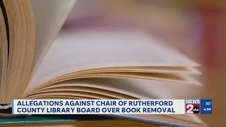 Allegations against Chair of Rutherford County Library Board
