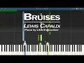 Download Lagu Lewis Capaldi - Bruises Piano Cover Synthesia Tutorial by LittleTranscriber