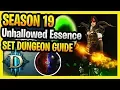 Unhallowed Essence Set Dungeon Guide Location Demon Hunter Season 19 Diablo 3 Conquest Mastery