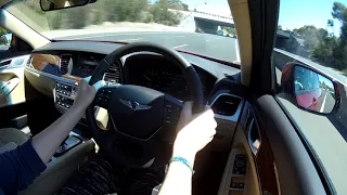 2019 Genesis G80 Ultimate Sport Design - POV Review Carscoops