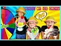 Download Lagu MYSTERY WHEEL OF ICE CREAM CHALLENGE!!  Kids Play Mystery Ice Cream Challenge Game!
