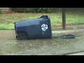 Heavy rain storms hit Denton