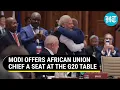 Download Lagu G20 Summit: PM Modi Hugs African Union Chief Amid Thunderous Applause By World Leaders | Watch Download Lagu G20 Summit: PM Modi Hugs African Union Chief Amid Thunderous Applause By World Leaders | Watch