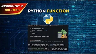 Python Function Tutorial Calculate Employee Salary Bonus Assignment 15 Solution