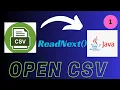 CSV Reader In Java Open CSV in Java csv reader read next in Java open csv library