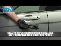 How to Replace Front Exterior Door Handle Reinforcement 2008-2011 Ford Focus