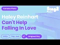 Download Lagu Can't Help Falling In Love (Piano Karaoke Demo) Haley Reinhart