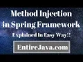 What Is Method Injection in Spring Framework