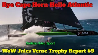 WoW Jules Verne Trophy. Report #9 Sodebo, Project CIC Idec Sport, in Atlantic. Headed Home Not Easy.