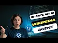 Create Your OWN Wikipedia AI Agent in 4 Minutes WITHOUT CODING