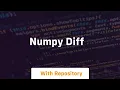 numpy diff