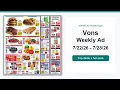 Vons Weekly Ad 26 - 26 Best Deals