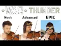 5 Levels of War Thunder Music: Noob to Epic