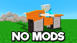 This Drifting Motorcycle is in Vanilla Minecraft