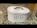 Rae Dunn BREAD Basket Storage Container TIN Review