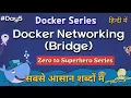 Day-5 Docker Networking Bridge in Hindi DevOps Tutorials for Beginner to Advanced in Hindi