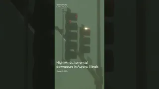 Storm hits Aurora Illinois on August 11 2026