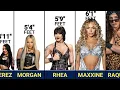 110 WWE Female Wrestlers Height Comparison - Shortest to Tallest