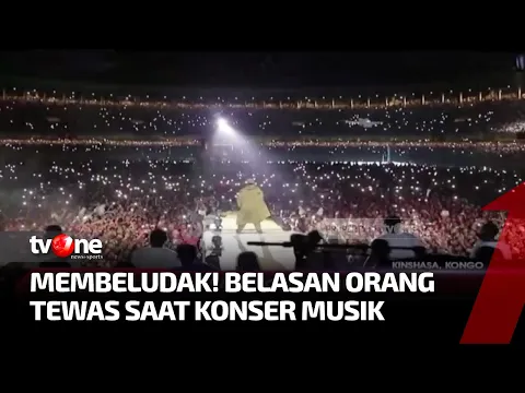 Melebihi Kapasitas, 11 Orang Tewas di Konser Musik Akibat Terinjak-injak