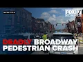 1 killed after driver runs into pedestrians on Broadway in downtown Nashville
