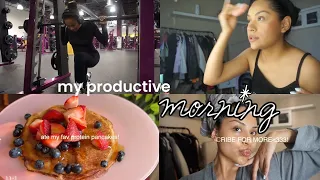 my PRODUCTIVE morning routine + workout & skincare | sarahy delarosa