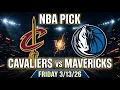 Cleveland Cavaliers vs Dallas Mavericks - NBA Pick l Friday 26 l Kurt s Best Bets Picks