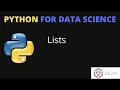 Python Containers Lists Python List Python for Data Science