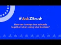 - How can I merge two subtools together when using Live Boolean