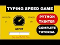 Python Tkinter GUI Build a Typing Speed Game from Scratch