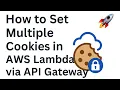 How to Set Multiple Cookies in AWS Lambda via HTTP API Gateway
